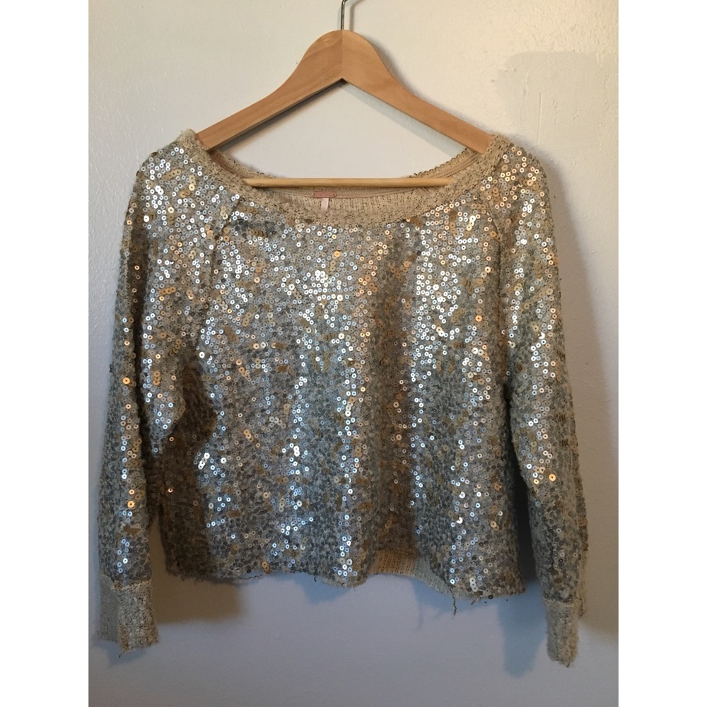 Free People Crop Sweater